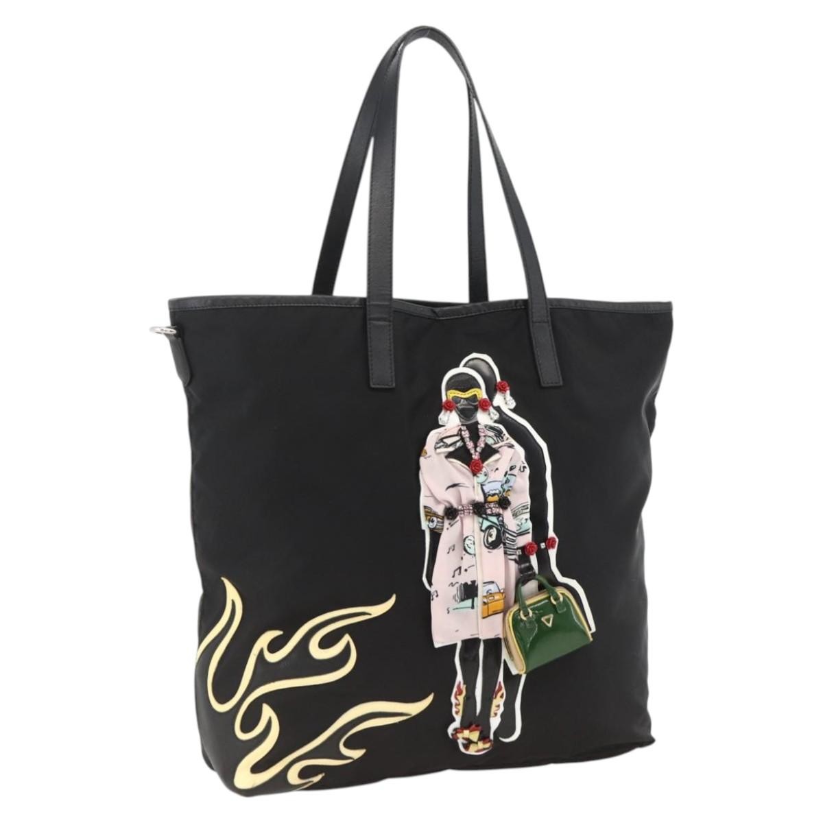 Prada Zip Tote Tessuto Medium