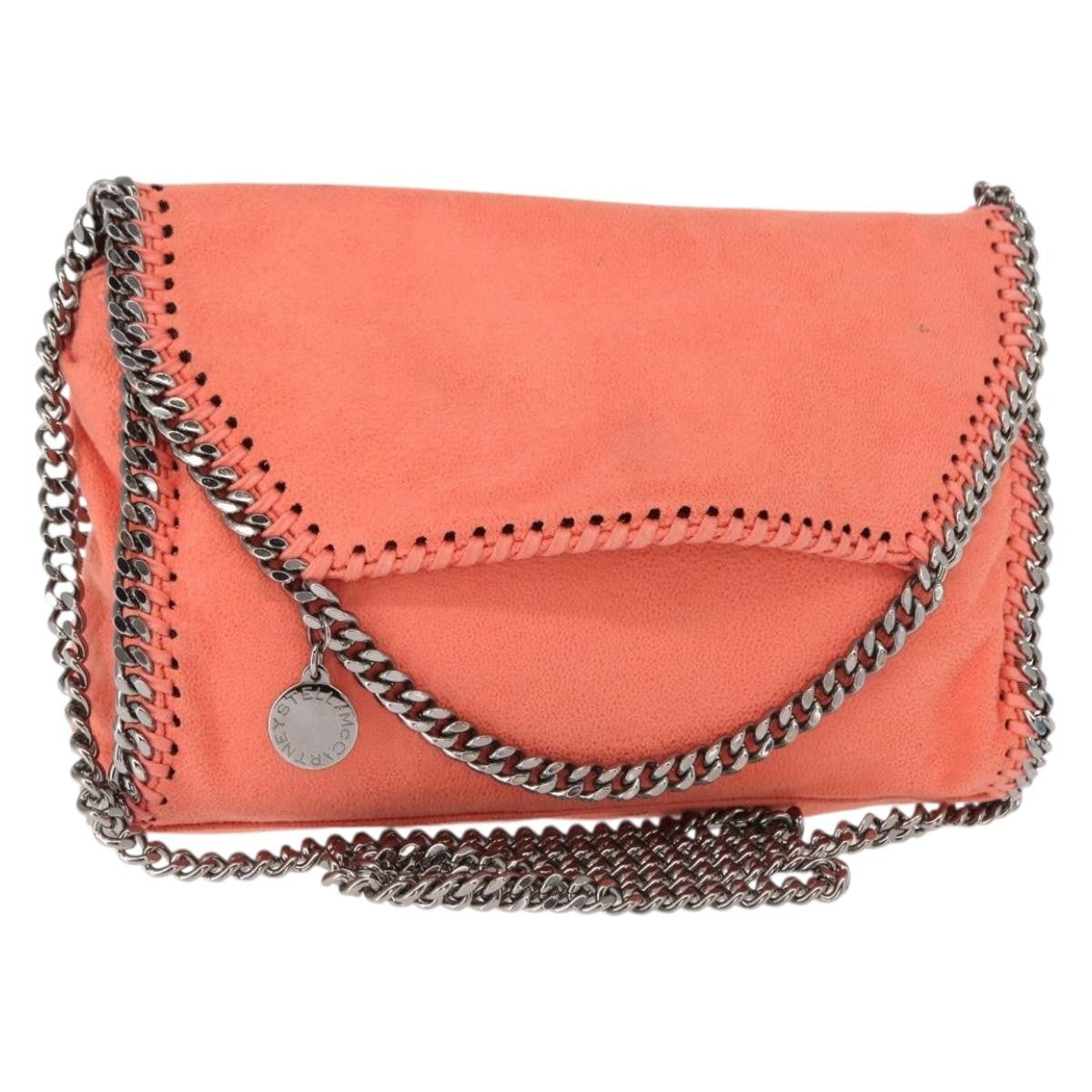 Stella McCartney Falabella Fold Over Flap Crossbody Bag Shaggy Deer Mini