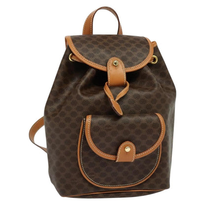 Celine Vintage Macadam Backpack Canvas and Leather Product Image