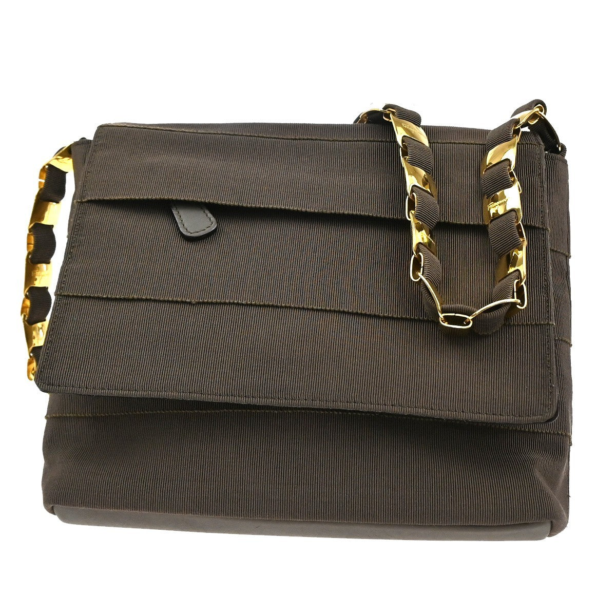 Salvatore Ferragamo Vala Shoulder Bag Canvas Product Image