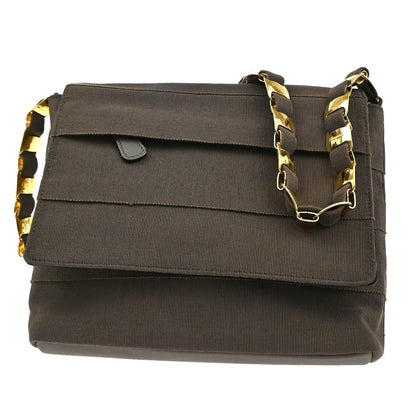 Salvatore Ferragamo Vala Shoulder Bag Canvas Product Image