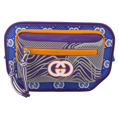 Gucci Panelled Front Pocket Belt GG Jacquard Nylon and Rubber Product Image