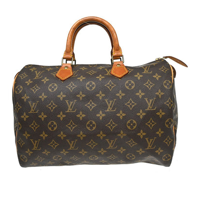 Louis Vuitton Speedy Handbag Monogram Canvas 35