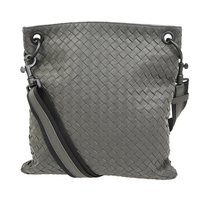 Bottega Veneta Flat Messenger Bag Intrecciato Nappa Medium