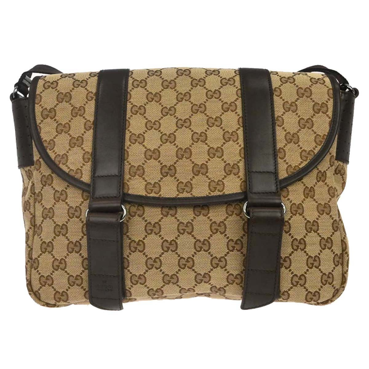 Gucci Buckle Messenger GG Canvas Medium