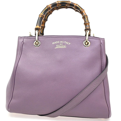 Gucci Bamboo Shopper Tote Leather Small
