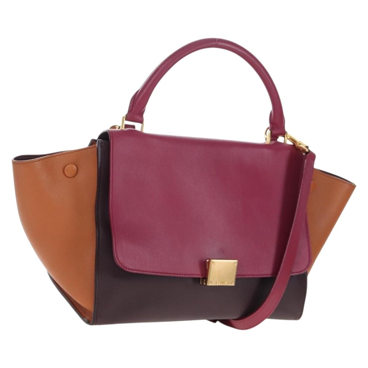 Celine Tricolor Trapeze Leather Medium