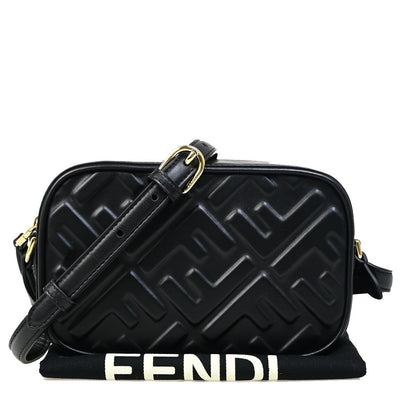 Fendi Camera Zucca Embossed Leather Small