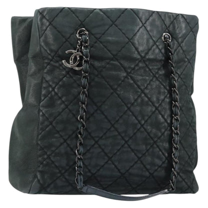 Chanel CC Charm Tote Quilted Iridescent Calfskin Tall