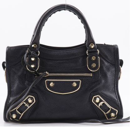 Balenciaga City Classic Metallic Edge Bag Leather Small