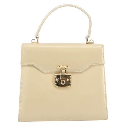 Gucci Vintage Lady Lock Top Handle Bag Leather Medium