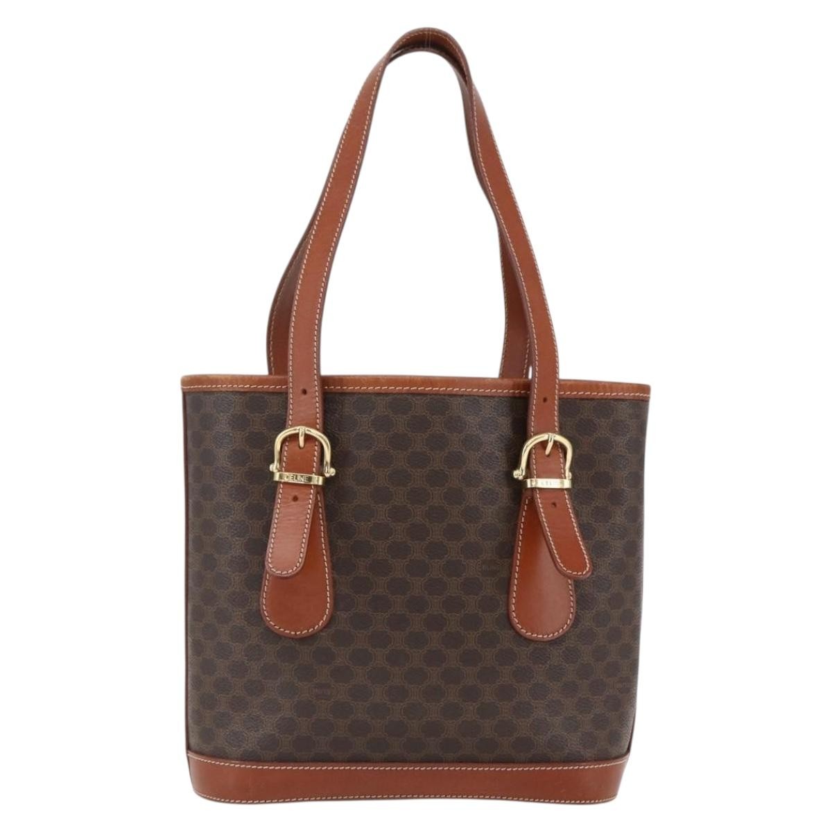 Celine Vintage Macadam Canvas and Leather Product Image