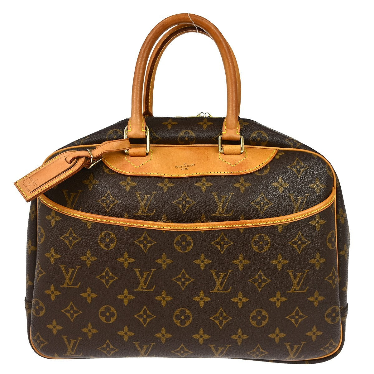 Louis Vuitton Deauville Handbag Monogram Canvas 34