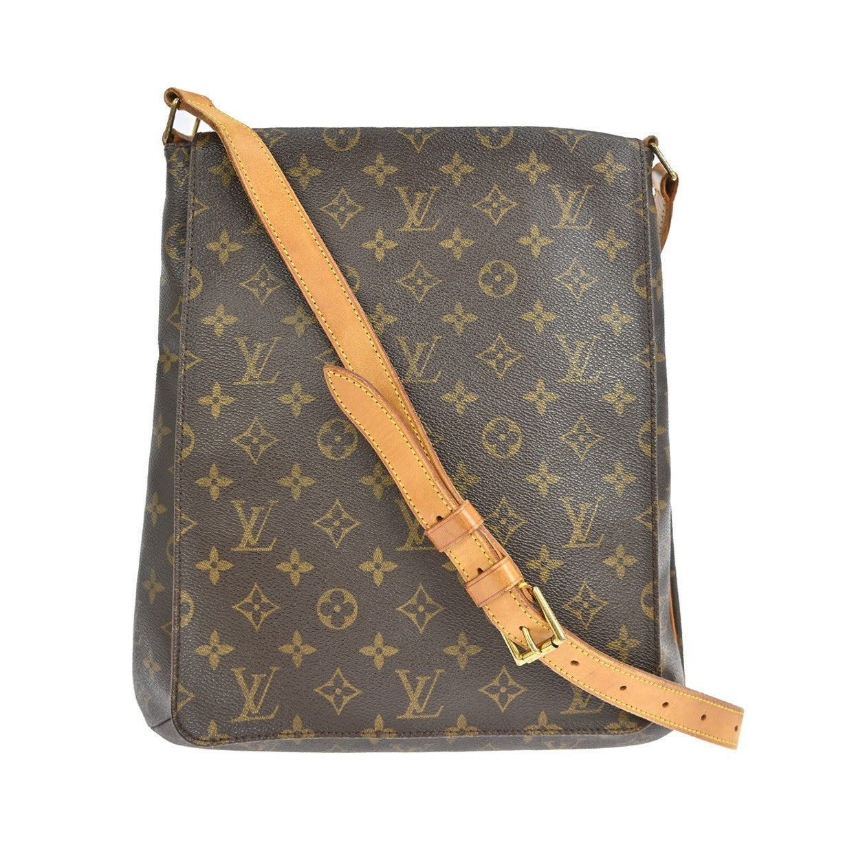 Louis Vuitton Musette Handbag Monogram Canvas large