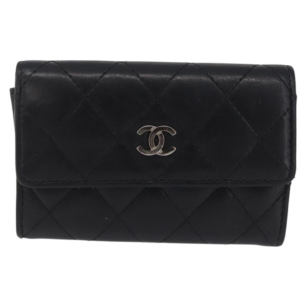 Chanel CC Flap Card Case Quilted Lambskin Product Image
