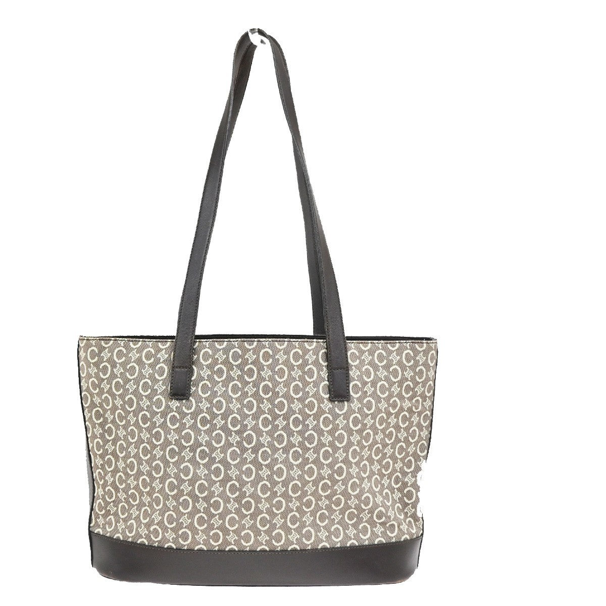 Celine Vintage Macadam Shopper Coated Canvas Medium