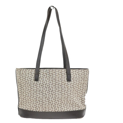 Celine Vintage Macadam Shopper Coated Canvas Medium