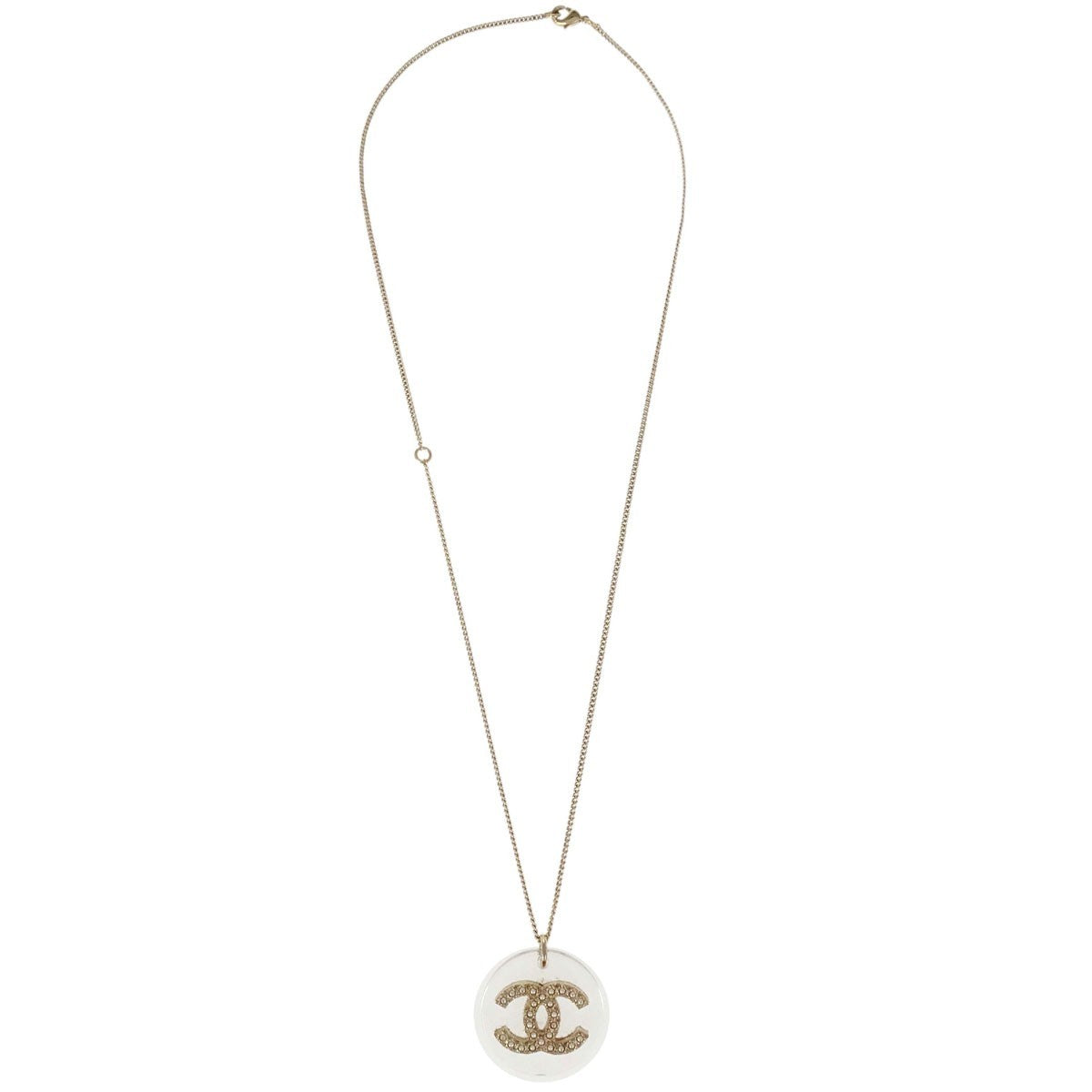 Chanel CC Pendant Metal with Enamel and Faux Pearl Product Image