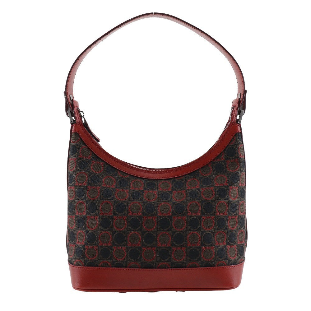 Salvatore Ferragamo Gancini Shoulder Bag Canvas Product Image