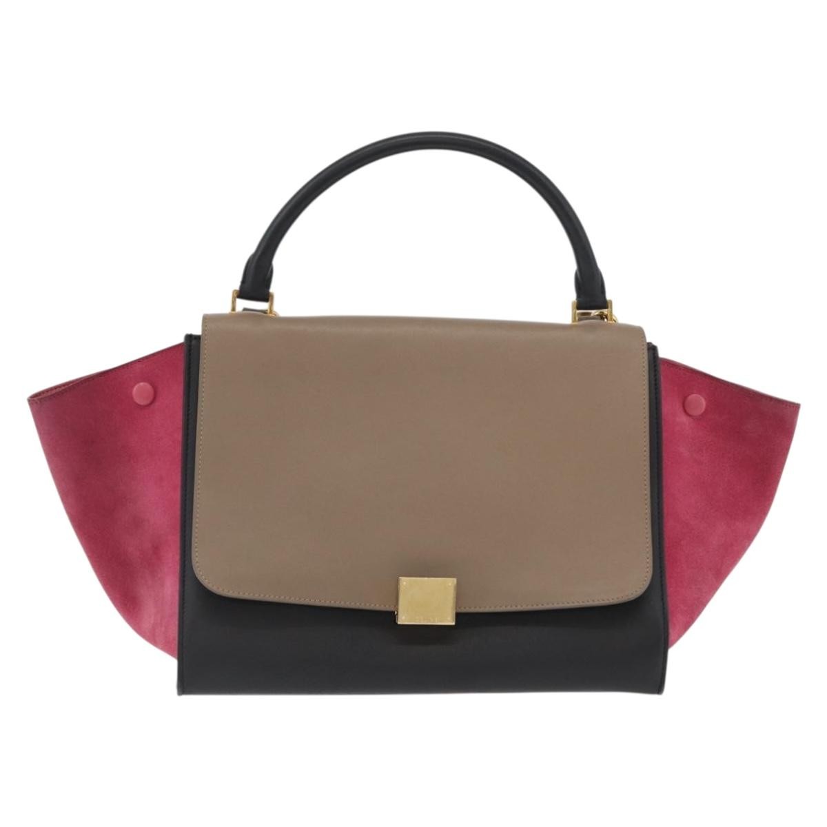 Celine Trapeze Leather with Suede Medium
