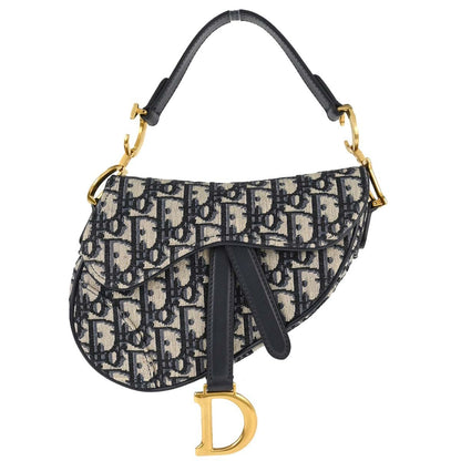 Christian Dior Saddle Oblique Canvas Small