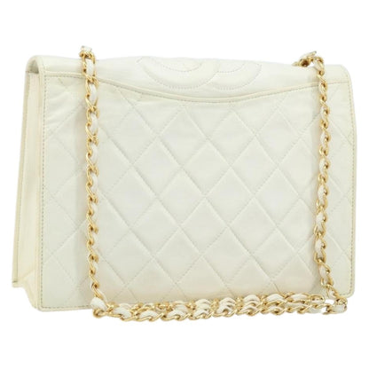Chanel Vintage CC Full Flap Bag Quilted Lambskin Small