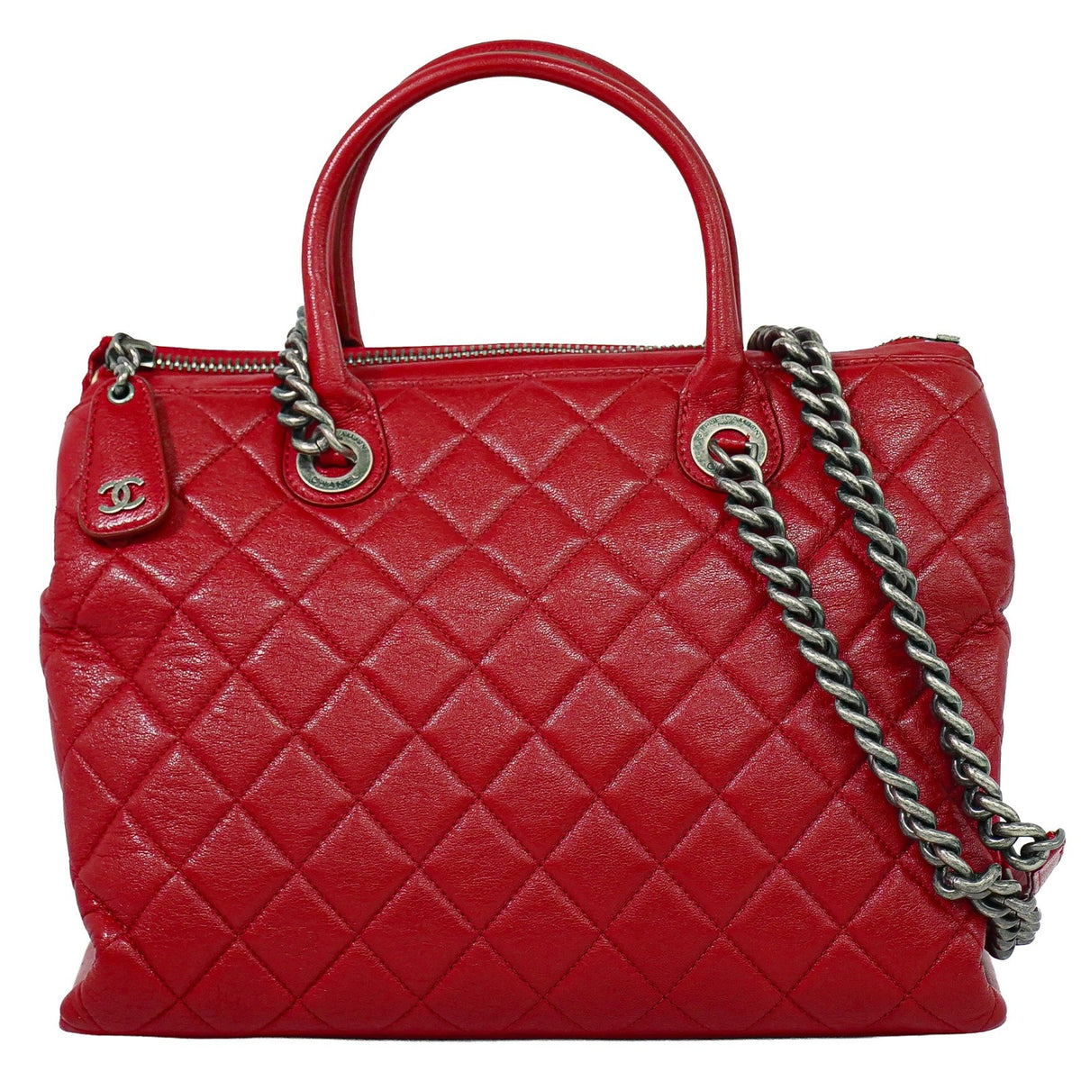 Chanel Boy Chained Quilted Calfskin Medium