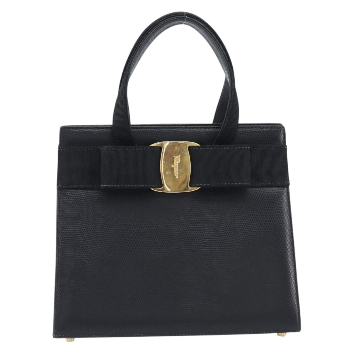 Salvatore Ferragamo Convertible Vara Bow Leather Small