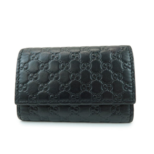 Gucci Flap Card Case Guccissima Leather Product Image