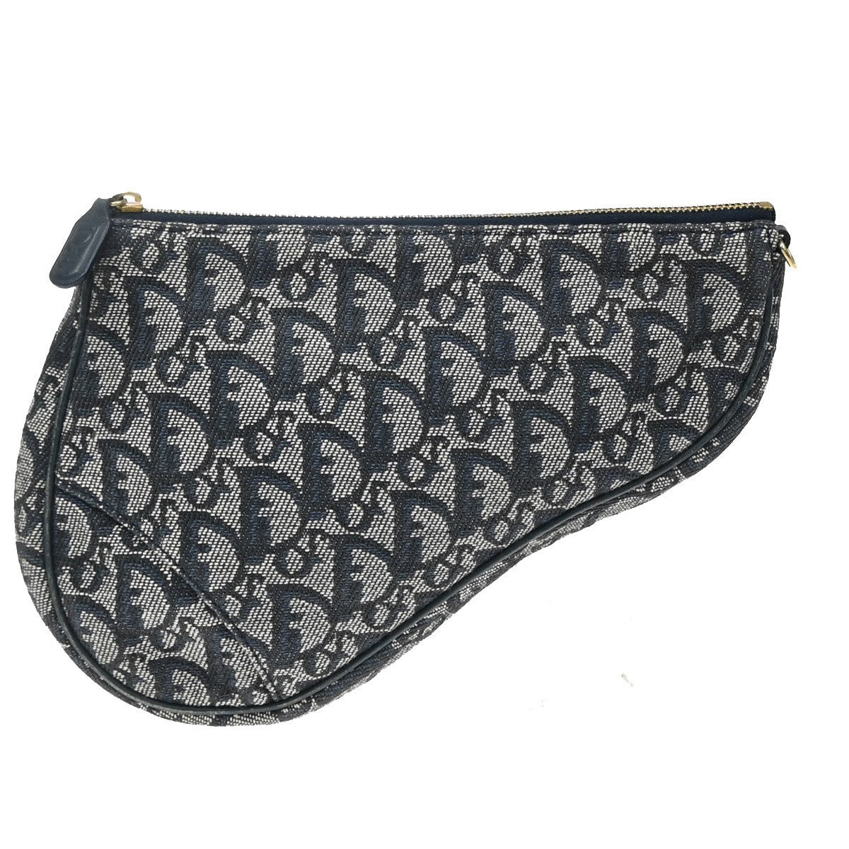 Christian Dior Vintage Saddle Diorissimo Canvas Mini