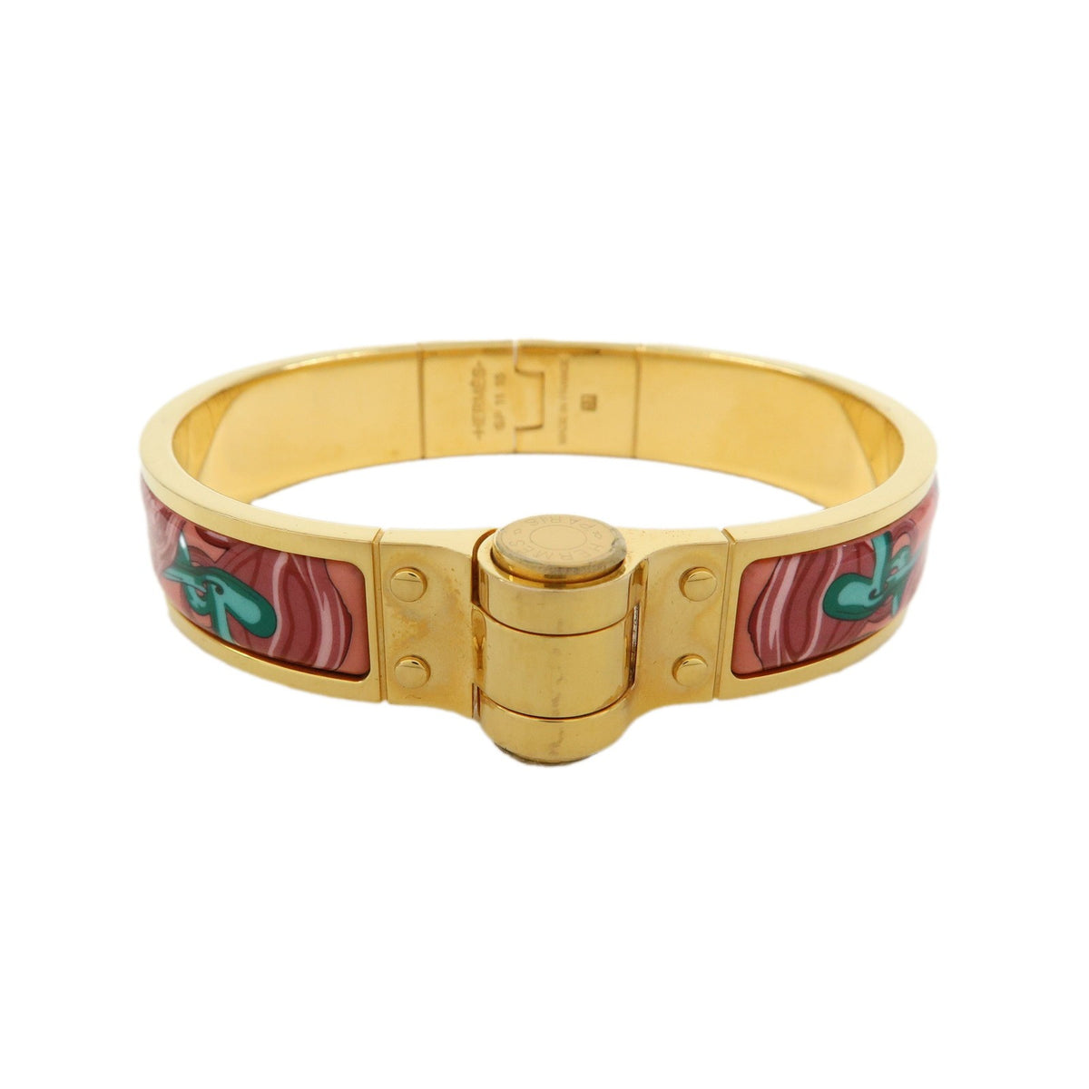Hermes Charniere Uni Hinged Metal and Enamel Narrow