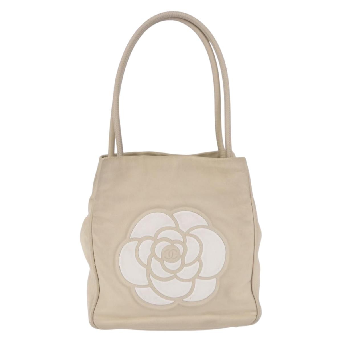 Chanel Camellia Lambskin Medium