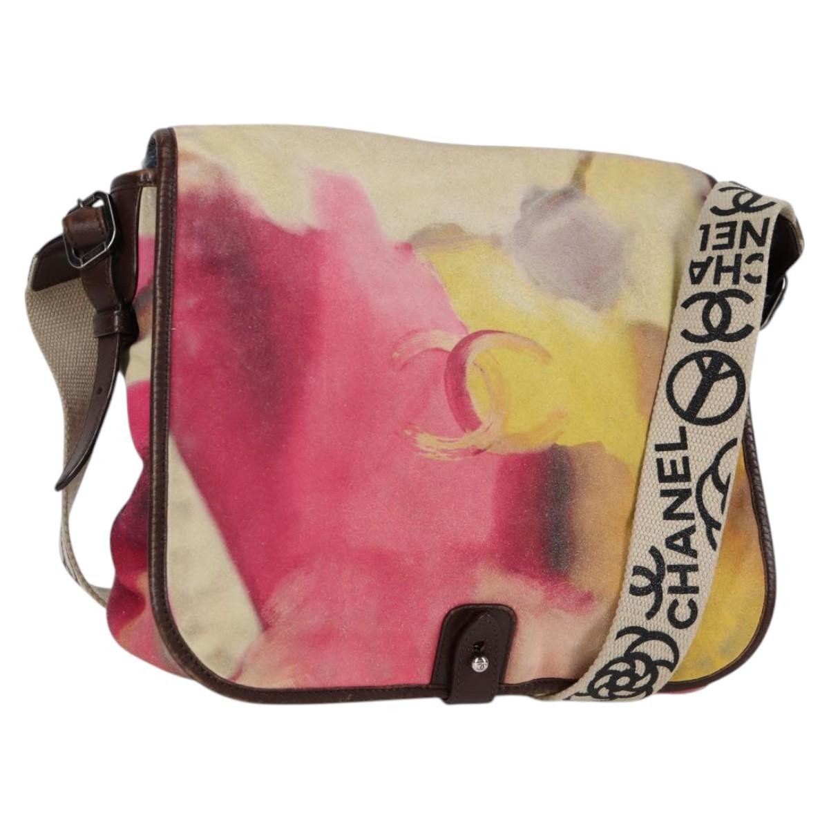 Chanel Flower Power Messenger Bag Multicolor Printed Nubuck Product Image