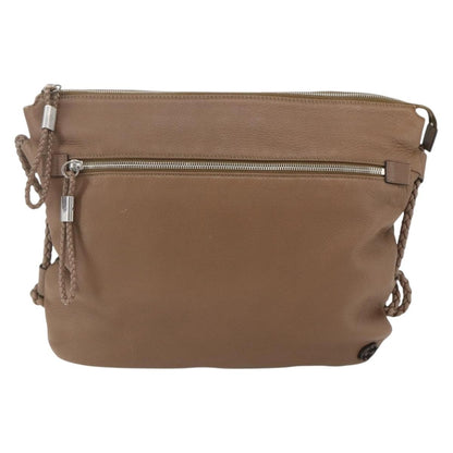 Gucci Braided Strap Zip Messenger Leather Medium