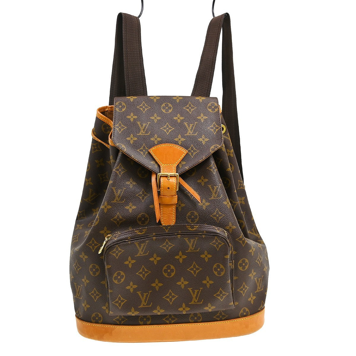 Louis Vuitton Vintage Montsouris Backpack Monogram Canvas GM