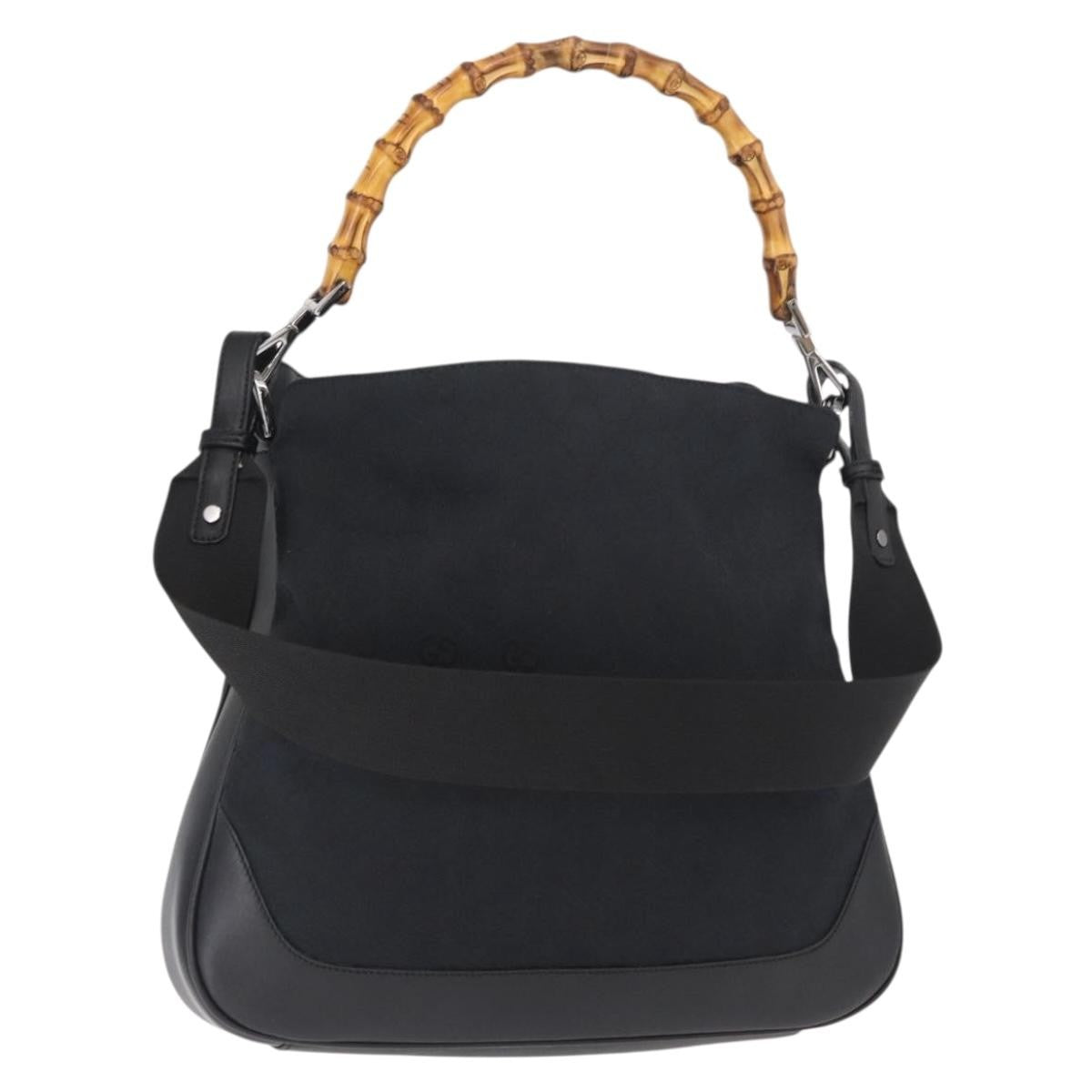 Gucci Diana Bamboo Shoulder Bag GG Canvas Medium