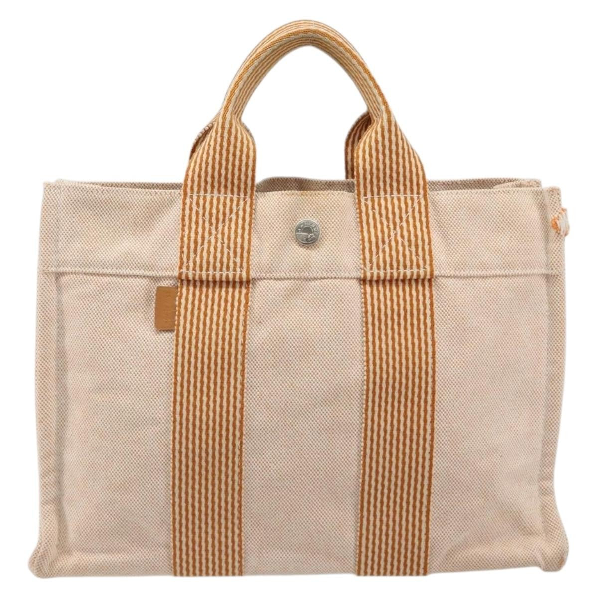 Hermes Fourre Tout Toile PM