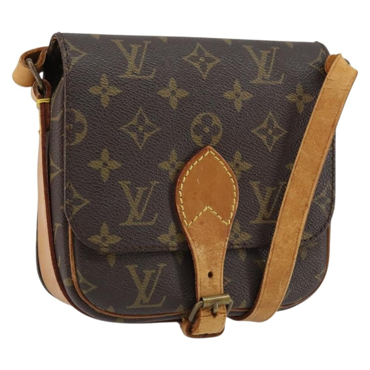 Louis Vuitton Cartouchiere Handbag Monogram Canvas PM