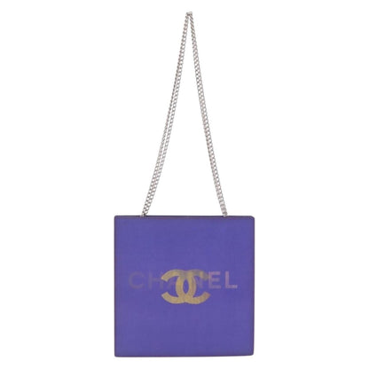 Chanel Vintage Holographic Chain Vinyl Small