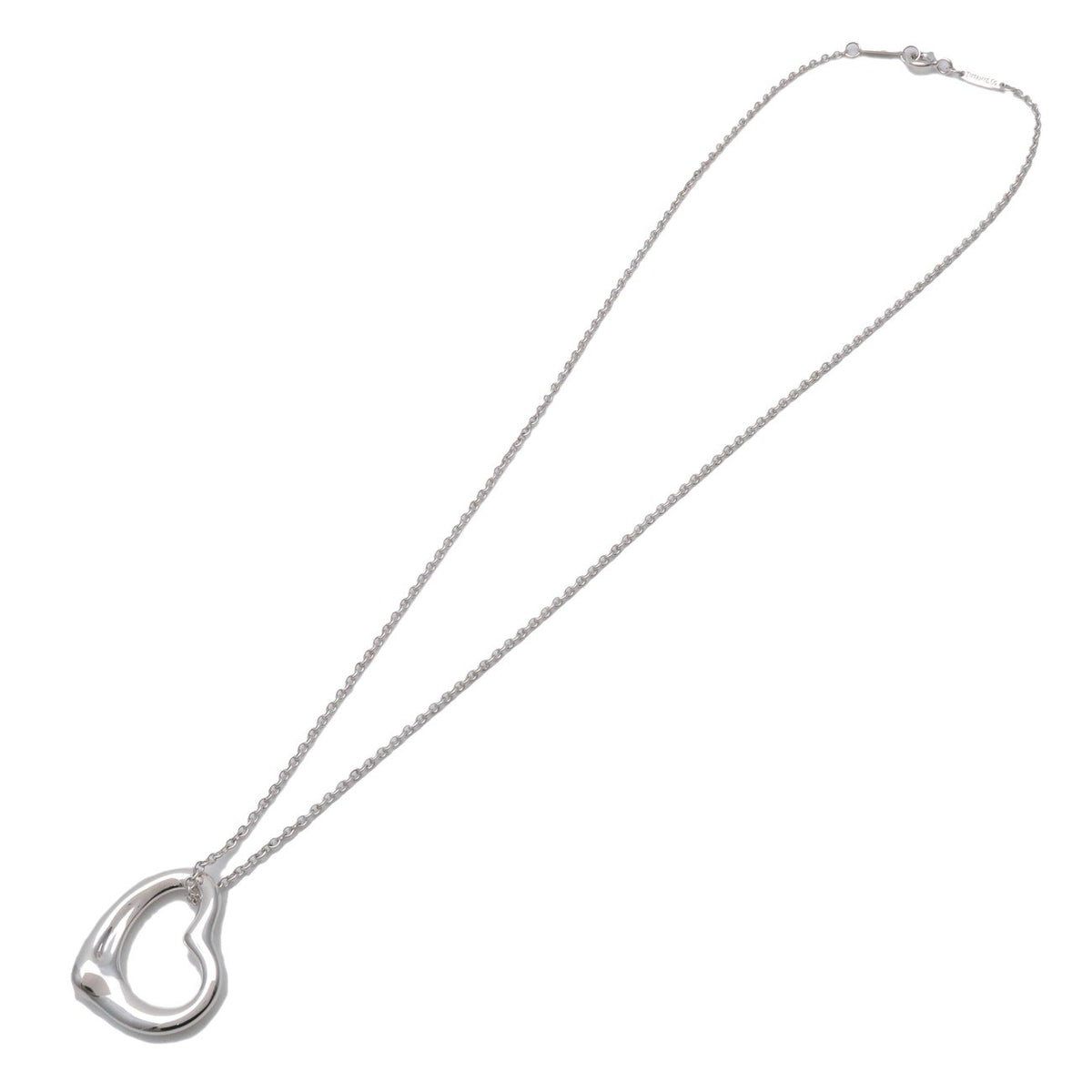 Tiffany & Co. Elsa Peretti Open Heart Pendant Sterling Silver 22mm