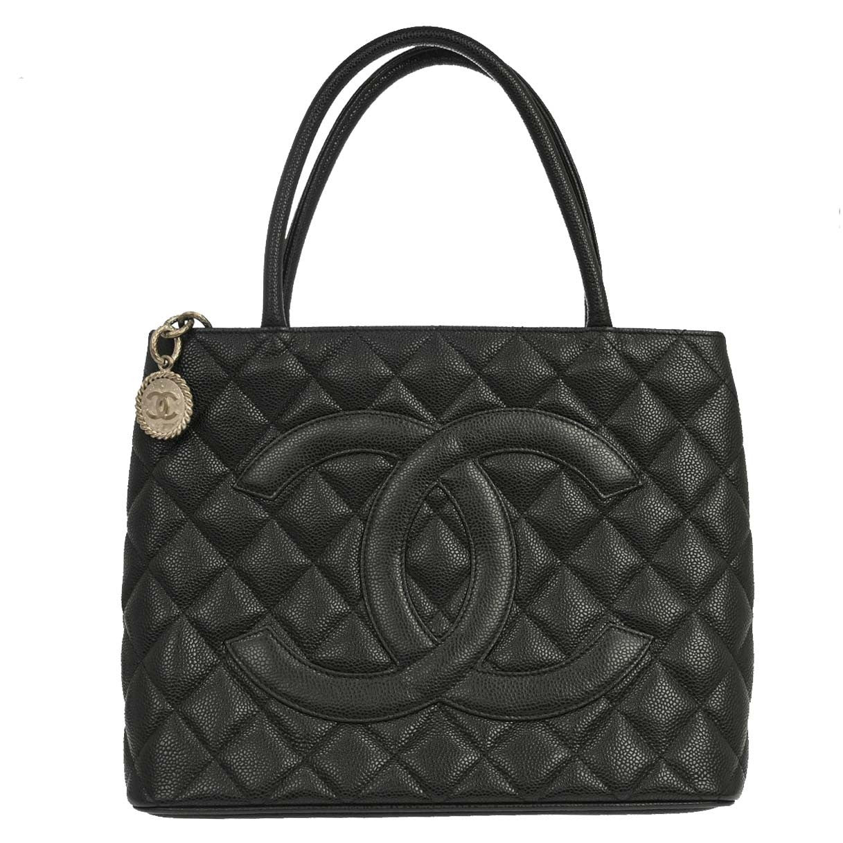 Chanel Medallion Tote Quilted Caviar Product Image