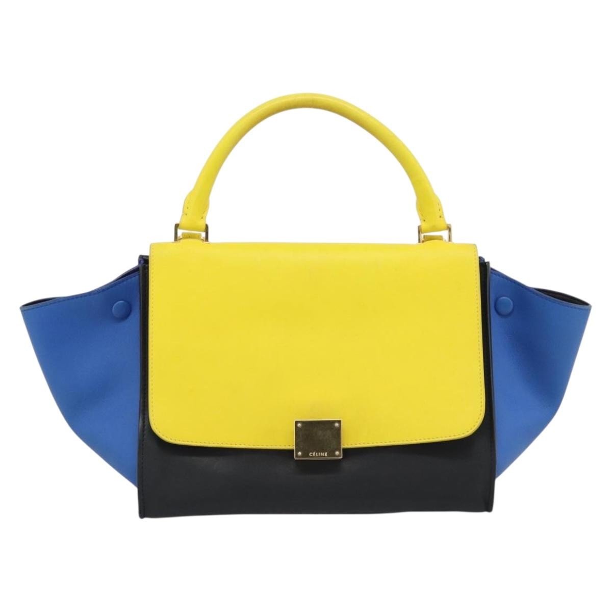 Celine Tricolor Trapeze Leather Medium
