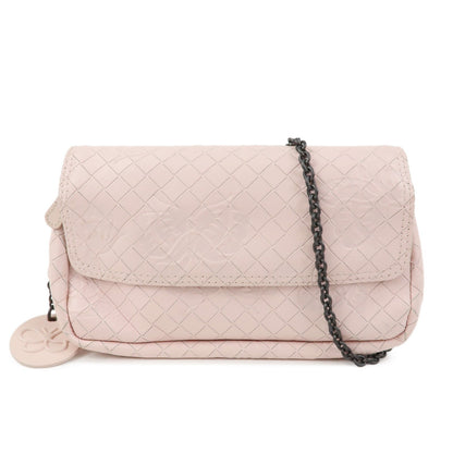 Bottega Veneta Expandable Chain Embossed Intrecciato Nappa Small
