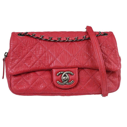 Chanel Easy Flap Quilted Distressed Calfskin Medium