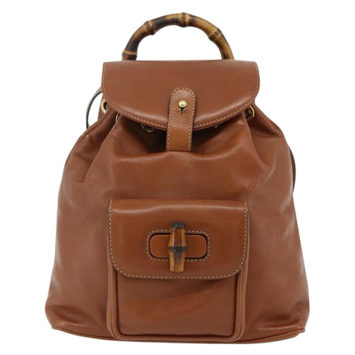 Gucci Vintage Bamboo Leather Product Image