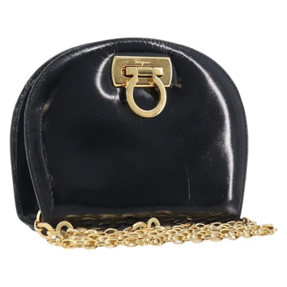 Salvatore Ferragamo Vintage Gancini Chain Patent Leather Product Image