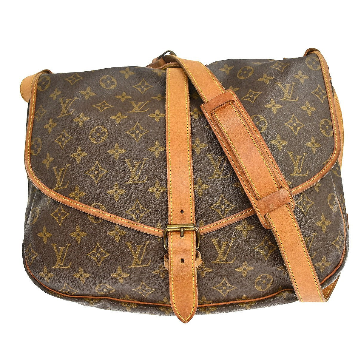 Louis Vuitton Saumur Monogram Canvas 35