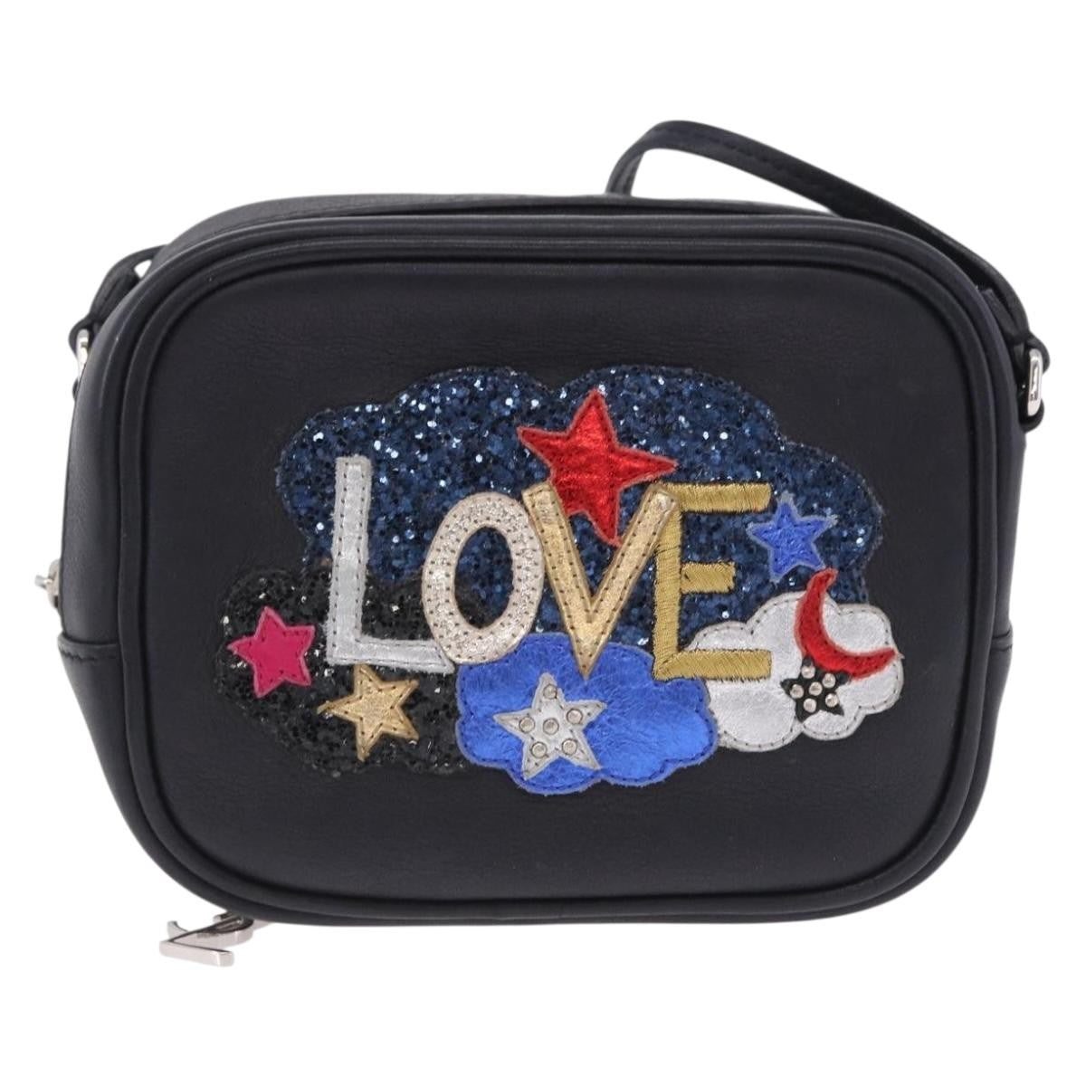 Saint Laurent Classic Monogram Blogger Patch Embellished Leather Small