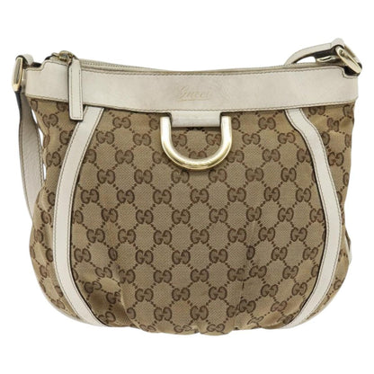 Gucci D Ring Messenger Bag GG Canvas Medium