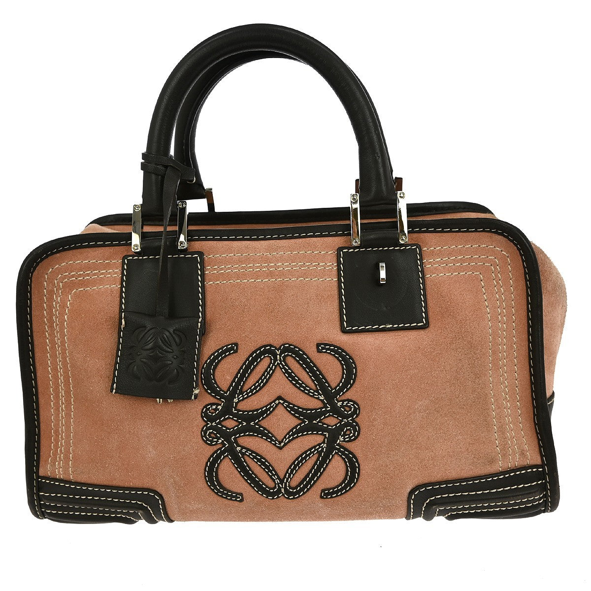 Loewe Amazona suede suede bag medium